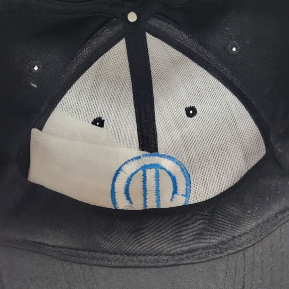 Mopar Hat Corduroy Strapback Cap Black Embroidered Dodge Hemi SRT - Picture 6 of 7